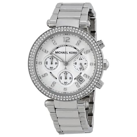 michael kors ladies parker chronograph watch blue|Michael Kors mk5353 ladies watch.